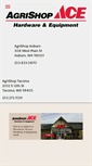 Mobile Screenshot of agrishopace.com